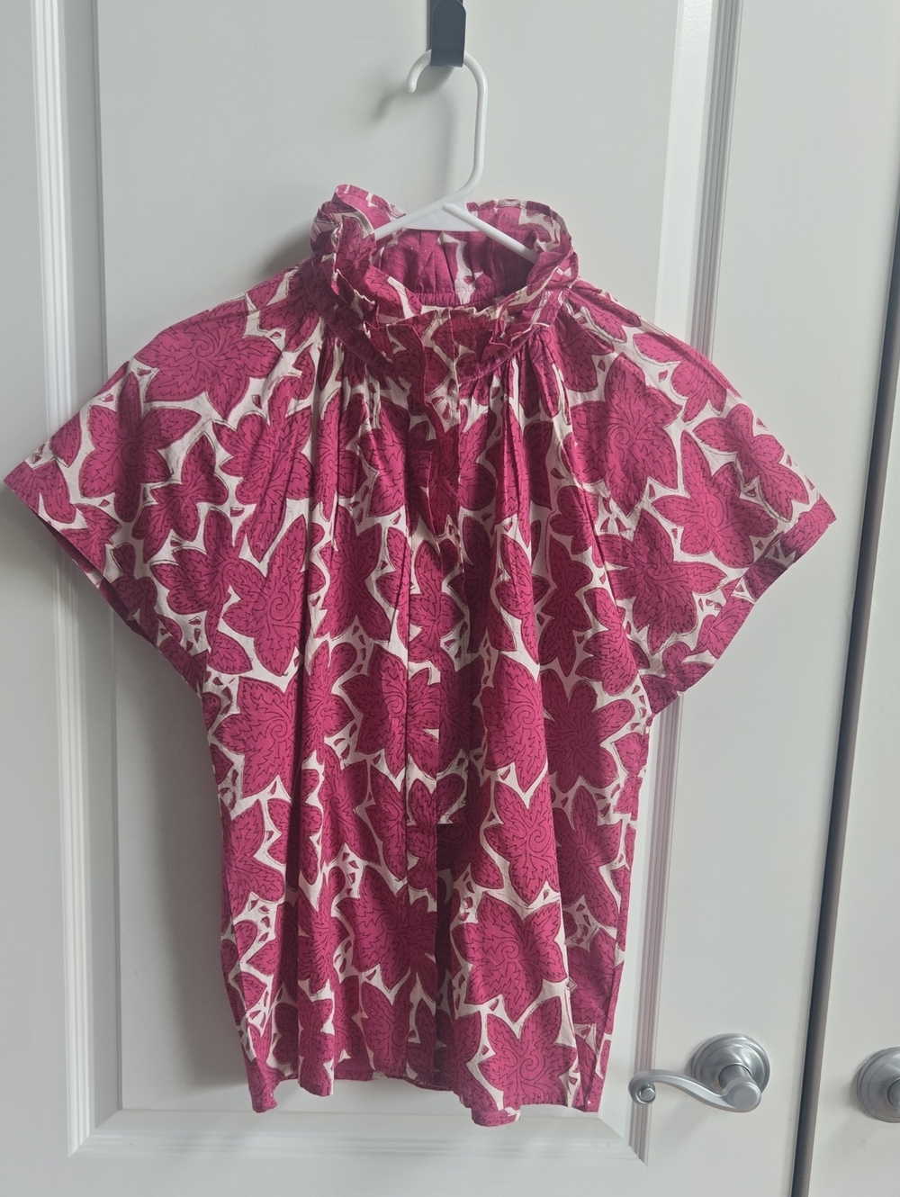 Stark Floral Mock Neck Blouse